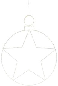 Crăciun agățat decorare cu LED-uri Kerstball Star236 LED, 48 cm