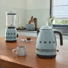 Cana electrica SMEG KLF03PSGEU, 2400 W, 1,7 l, Baza rotativa la 360°, Finisaj lucios, Verde