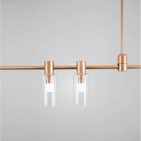 Sistem tubular magnetic-decorativ GRAMMI 03 H-75cm, auriu satinat