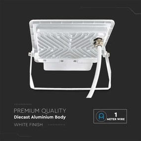 Proiector LED cu senzor LED/50W/230V 4000K IP65 alb