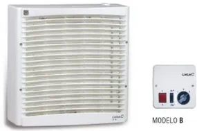 Ventilator perete/geam jaluzele automate telecomanda diam.23 cm CATA B23 RA