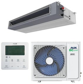 Aparat de aer conditionat pentru conducte AUX AUMD-H36/NDR3HC + AL-H36/NDR3C2(U), 36000 BTU, 60 m², R-32, Alb