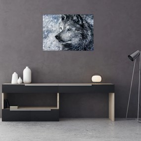 Tablou - Lupul din desene animate (70x50 cm)