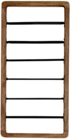 Suport pentru vin de perete pentru 6 sticle maro Sorrento – Light &amp; Living