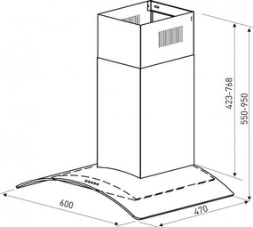 Hotă de bucătărie Essenza 60