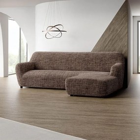 Gaico Huse bielastice VITTORIA maro canapea cu otoman dreapta (l. 170 - 300 cm)