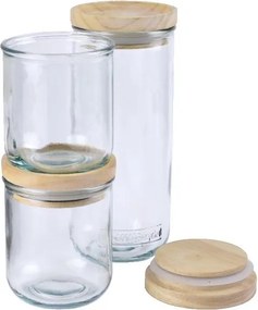 Set 3 borcane de sticlă Hermetic – Ego Dekor