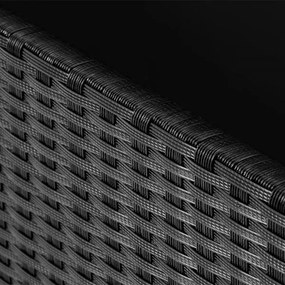 Deuba Cutie depozitare 122cm x 56cm x 61cm - cu roti negre
