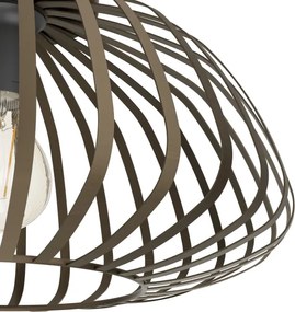 Eglo 901096 - Plafonieră ESPINAL 1xE27/40W/230V Ø 38,5 cm bronz