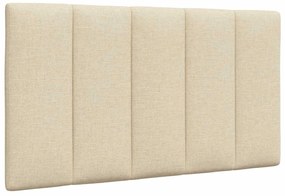 vidaXL Pernă pentru tăblie de pat, crem, 90 cm, material textil