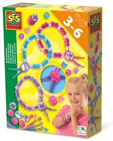 Set creativ - Creez bratari cu diferite forme de margele