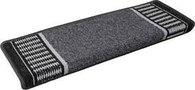 vidaXL Mochete autocolante pentru scară 15 pcs Antracit 65 x 21 x 4 cm