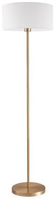 Lampă LED de podea TUNJA, 1xE27/20W/230V, Ø 38 cm, auriu/alb