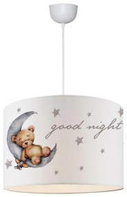 Lustră pentru copii CANDY 1xE27/40W/230V alb/maro