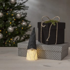 Decorațiune luminoasă alb-negru ø 6,5 cm Joylight – Star Trading