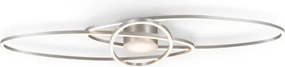 BRILAGI - plafonieră LED dimabilă APOLLO LED/58W/230V 43,2x101,2 cm crom + telecomandă