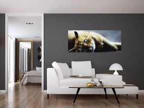 Tablou cu pisica (120x50 cm)