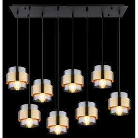 Lustră pe cablu Globo 15560-8H MILLEY 8xE27/60W/230V