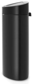 Coș de gunoi negru mat cu senzori de atingere din oțel 40 l Touch Bin – Brabantia