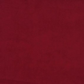 Fotoliu canapea cu taburet, rosu vin, 60 cm, catifea Bordo, 92 x 77 x 80 cm