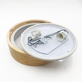 Plafonieră pentru baie NATURAL MODERN 2xE27/15W/230V, Ø 27,5 cm, pin
