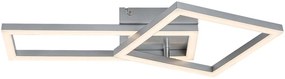 Plafoniera LED design geometric Ellinor 50x30cm