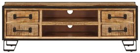 247343 vidaXL Comodă TV cu sertare, 120 x 30 x 40 cm, lemn masiv de mango