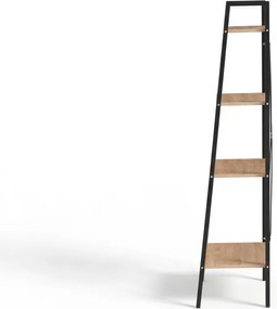 Biblioteca TAYLOR SONOMA 4 etajere 147x60 cm, stejar sonoma