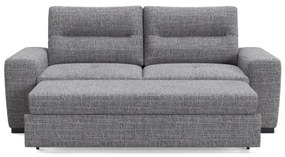 Canapea extensibilă COMO, 3 locuri, gri deschis