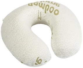 Perniţă pentru călătorii din spumă cu memorie 4Home Bamboo, 32 x 20 cm