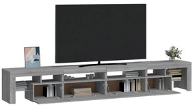 Comoda TV cu lumini LED, gri sonoma, 280x36,5x40cm 1, sonoma gri, 280 x 36.5 x 40 cm
