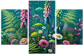 Tablou - Flori de câmp (90x60 cm)
