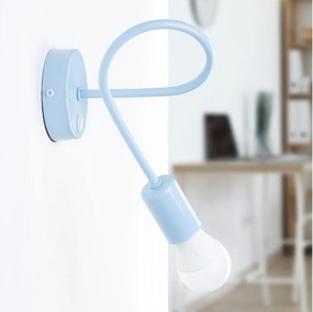 Lampă de perete flexibilă OXFORD, 1xE27/15W/230V, albastră