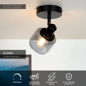 Spot Lucide 77979/01/30 BJORN 1xE14/40W/230V negru