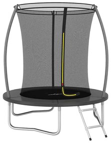 vidaXL Set trambulină rotundă, 183x52 cm, 80 kg