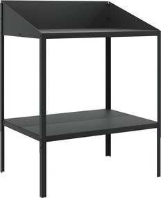vidaXL Suport de plante, antracit, 75,5x54,5x100 cm, oțel galvanizat