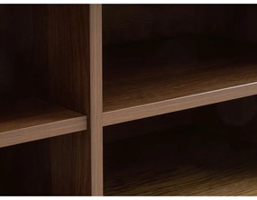 Comodă TV maro cu aspect de lemn de stejar 180x56x45 cm Nola – Unique Furniture