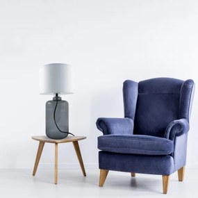 Lampă de masă SAMSUN 1xE27/40W/230V alb/negru Zuma Line 5503WH