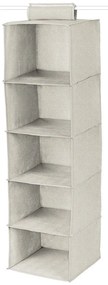 Organizator pentru șifonier de agățat din material textil Nancy – Compactor