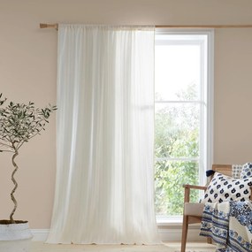 Perdea albă din bumbac 140x137 cm Zofia Broderie Anglaise – Pineapple Elephant