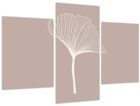 Tablou - Frunze bej N⁰5 (90x60 cm)