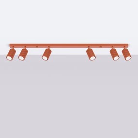 Brilagi - Spot LED CRESTO 6xGU10/10W/230V roșu