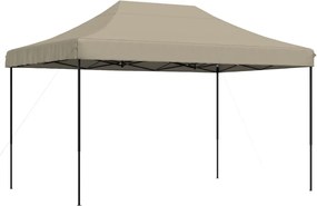 vidaXL Cort de petrecere pliabil Pop-Up, taupe, 440x292x315 cm