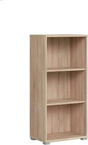 Biblioteca OFFICE, stejar sonoma, PAL, 53x35x114 cm