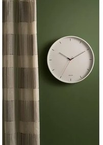 Ceas de perete Karlsson 5940WH de design 40 cm, alb