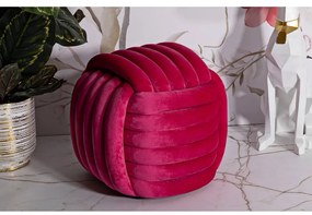 Taburet roz cu tapițerie din catifea Softy – Mauro Ferretti