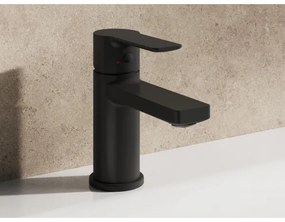 Baterie lavoar Ravak SOLAR X070488, 13,5 cm, neagră