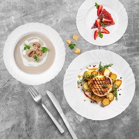 Serviciu de masă 18 buc. din sticlă Luna – Orion