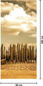 Fototapet pentru ușa - Lunca (95x205cm)