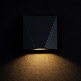 Aplica LED pentru iluminat exterior cu protectie IP54 Beekman negru MYO577WL-L5B